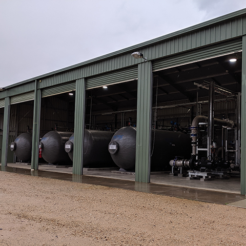 Groundwater filters at Kerr St, Wangaratta, Victoria.