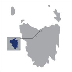 Map of Tasmania