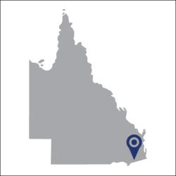 Qld map showing Warwick recycled water project location.